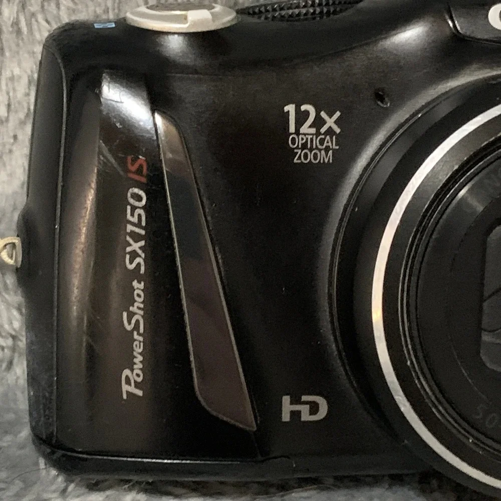 Canon PowerShot SX150 IS 14.1MP Digital Camera 12x Optical Zoom HD Black PC1677